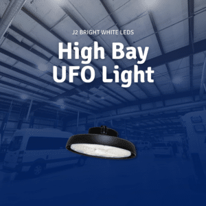 J2 LEDs-Bright White Round High Bay UFO Light-Thumbnail